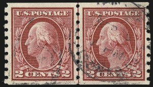 Sale 946, Lot 1021, 1912-14 Washington-Franklin Issue (Scott 405-423)