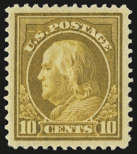 Sale 946, Lot 1023, 1912-14 Washington-Franklin Issue (Scott 405-423)