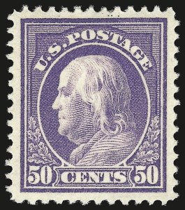 Sale 946, Lot 1028, 1912-14 Washington-Franklin Issue (Scott 405-423)