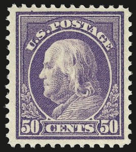 Sale 946, Lot 1029, 1912-14 Washington-Franklin Issue (Scott 405-423)