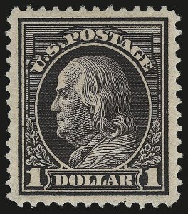 Sale 946, Lot 1031, 1912-14 Washington-Franklin Issue (Scott 405-423)