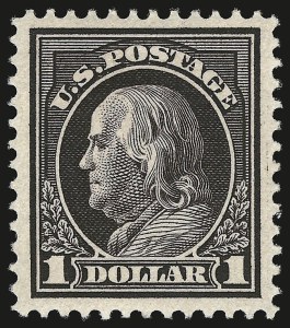 Sale 946, Lot 1033, 1912-14 Washington-Franklin Issue (Scott 405-423)