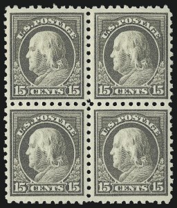 Sale 946, Lot 1045, 1913-15 Washington-Franklin Issues (Scott 424-461)