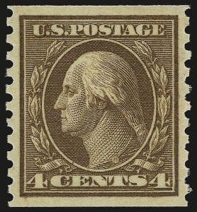 Sale 946, Lot 1075, 1913-15 Washington-Franklin Issues (Scott 424-461)