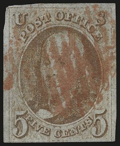 Sale 946, Lot 152, 1847 Issue (Scott 1-2)