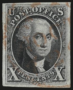 Sale 946, Lot 153, 1847 Issue (Scott 1-2)
