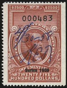 Sale 946, Lot 1557, Revenues