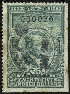Sale 946, Lot 1574, Revenues