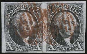 Sale 946, Lot 159, 1847 Issue (Scott 1-2)