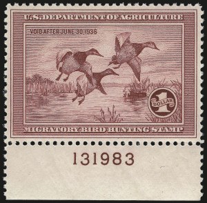 Sale 946, Lot 1632, Hunting Permits