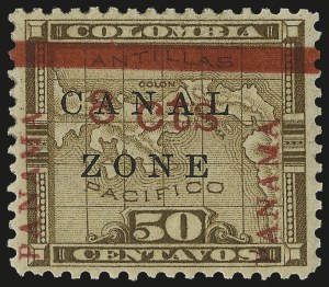 Sale 946, Lot 1673, Canal Zone