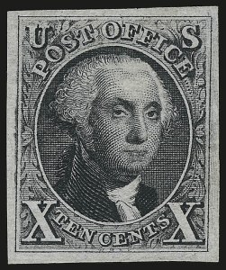 Sale 946, Lot 169, 1875 Reproduction of 1847 Issue (Scott 3-4)