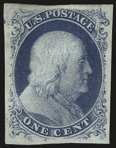 Sale 946, Lot 182, 1851-56 Issue (Scott 5-17)