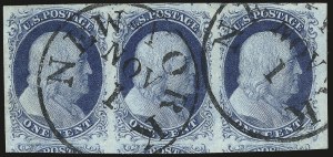 Sale 946, Lot 193, 1851-56 Issue (Scott 5-17)