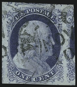 Sale Number 946, Lot Number 195, 1851-56 Issue (Scott 5-17)