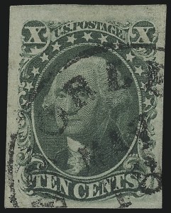 Sale 946, Lot 224, 1851-56 Issue (Scott 5-17)