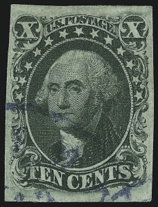Sale 946, Lot 227, 1851-56 Issue (Scott 5-17)