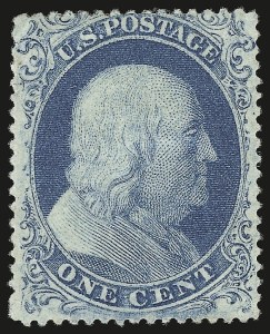 Sale 946, Lot 240, 1857-60 Issue (Scott 18-39)
