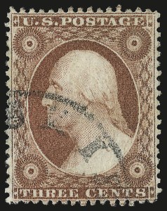 Sale Number 946, Lot Number 256, 1857-60 Issue (Scott 18-39) Sale Number 946, Lot Number 256, 1857-60 Issue (Scott 18-39)