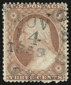 Sale 946, Lot 259, 1857-60 Issue (Scott 18-39)
