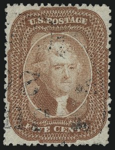 Sale 946, Lot 260, 1857-60 Issue (Scott 18-39)