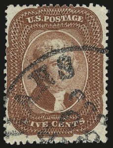 Sale 946, Lot 261, 1857-60 Issue (Scott 18-39)