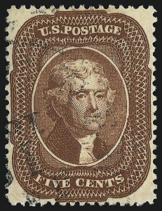 Sale 946, Lot 265, 1857-60 Issue (Scott 18-39)