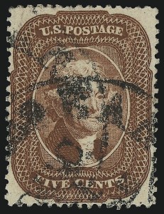 Sale 946, Lot 268, 1857-60 Issue (Scott 18-39)