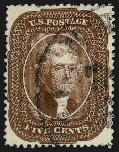 Sale 946, Lot 269, 1857-60 Issue (Scott 18-39)