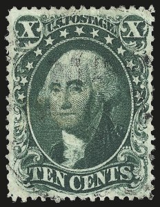 Sale 946, Lot 281, 1857-60 Issue (Scott 18-39)