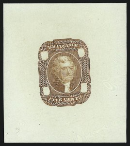 Sale 946, Lot 29, Essays, Proofs and Specimens