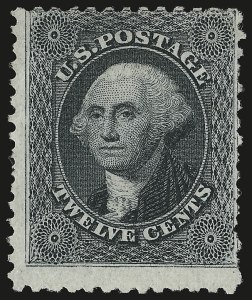 Sale 946, Lot 320, 1875 Reprint of 1857-60 Issue (Scott 40-47)