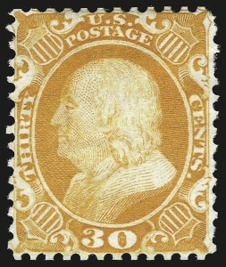 Sale 946, Lot 323, 1875 Reprint of 1857-60 Issue (Scott 40-47)