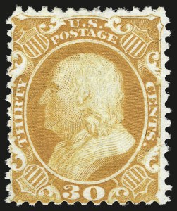 Sale 946, Lot 324, 1875 Reprint of 1857-60 Issue (Scott 40-47)