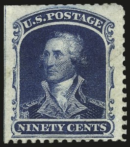 Sale 946, Lot 327, 1875 Reprint of 1857-60 Issue (Scott 40-47)