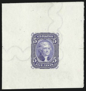 Sale 946, Lot 33, Essays, Proofs and Specimens