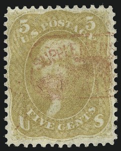 Sale 946, Lot 345, 1861-66 Issue (Scott 56-78)