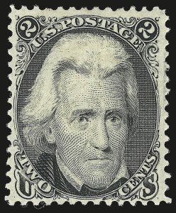 Sale 946, Lot 371, 1861-66 Issue (Scott 56-78), 2c Black (73) Sale 946, Lot 371, 1861-66 Issue (Scott 56-78)