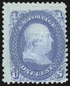 Sale 946, Lot 392, 1867-68 Grilled Issue (Scott 79-101)