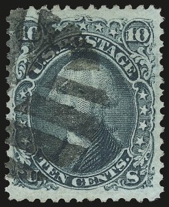 Sale 946, Lot 393, 1867-68 Grilled Issue (Scott 79-101)