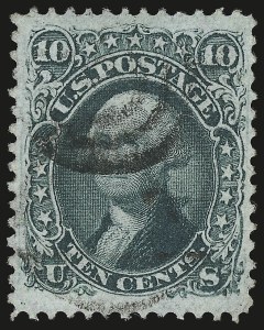 Sale 946, Lot 411, 1867-68 Grilled Issue (Scott 79-101)