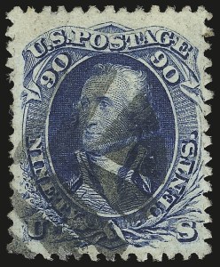 Sale 946, Lot 422, 1867-68 Grilled Issue (Scott 79-101)