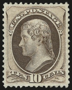 Sale 946, Lot 553, 1870-71 National Bank Note Co. Ungrilled Issue (Scott 145-155)