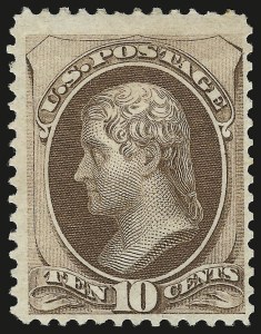 Sale 946, Lot 554, 1870-71 National Bank Note Co. Ungrilled Issue (Scott 145-155)