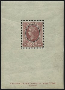 Sale 946, Lot 56, Essays, Proofs and Specimens