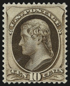 Sale 946, Lot 585, 1879 American Bank Note Co. Issue (Scott 182-191)