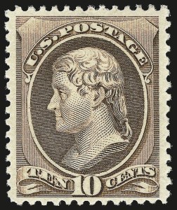 Sale 946, Lot 605, 1881-83 American Bank Note Co. Issues (Scott 205-211B)