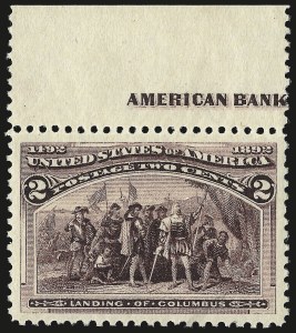 Sale 946, Lot 640, 1893 Columbian Issue (Scott 230-245)
