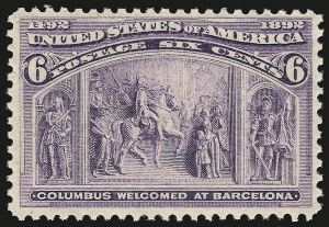 Sale 946, Lot 663, 1893 Columbian Issue (Scott 230-245)