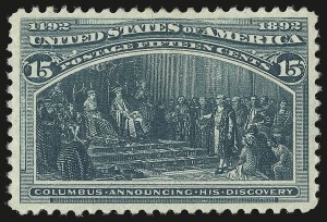 Sale 946, Lot 672, 1893 Columbian Issue (Scott 230-245)